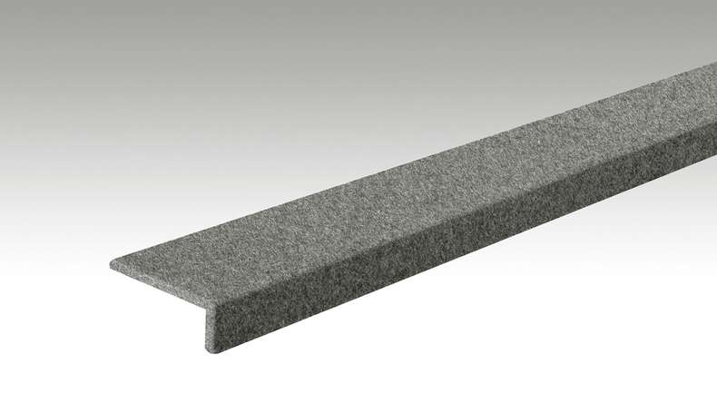 planeo Winkelabdeckleiste 2000 x 22 x 60 mm 4502 Filz basaltgrau (1140204502)