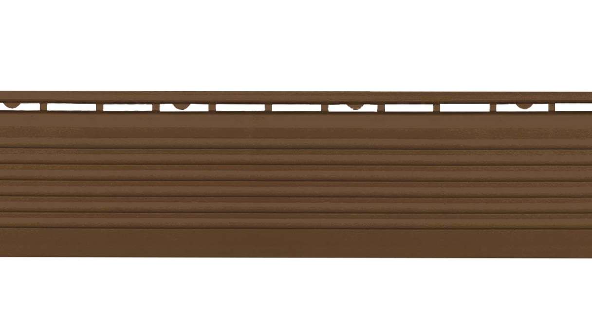 planeo Seitenteil für 30 x 30 cm Klickfliesen - braun mit Stift