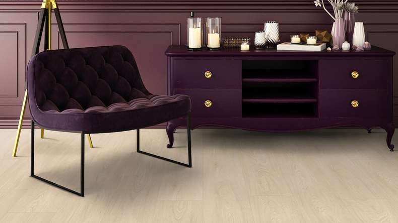 Gerflor Klick Vinyl - Virtuo 30 Rigid Acoustic EIR Blomma Cream | Trittschalldämmung integr. (39131463)