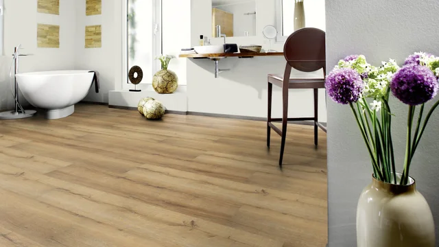 Bathroom laminate flooring