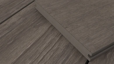 planeo MAXLine Antik - 3m WPC CoEx ummantelte XL Terrassendiele Massiv - Dunkelbraun rustikal strukturiert/glatt gebürstet