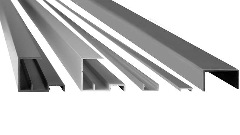 planeo Build Sichtschutzzaun-Montageset 24-27 mm eloxiert E6/EV1