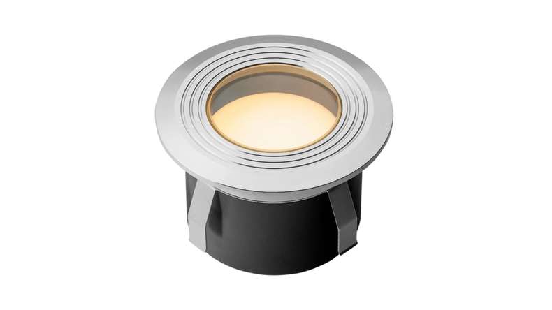 planeo Gartenbeleuchtung 12V - LED-Einbauleuchte Onyx 60 RS - 1W 12 Lumen