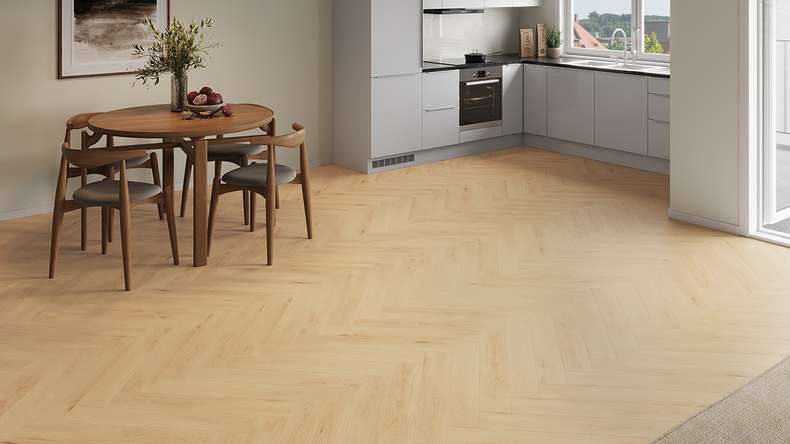 planeo Rigid Klick Vinyl - Signature HB Lirion | Trittschalldämmung integr. (NF-HBK-7)