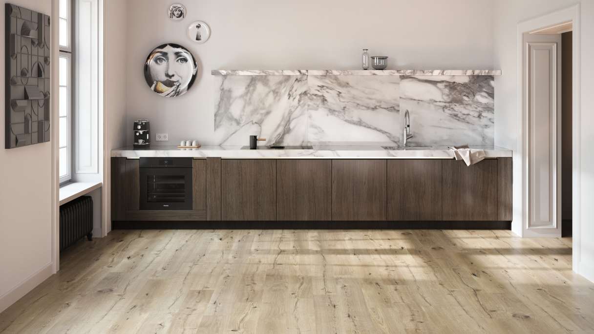 SKAVA Rigid Klick Vinyl - Home Corn Oak | wasserfest (LO-1095)
