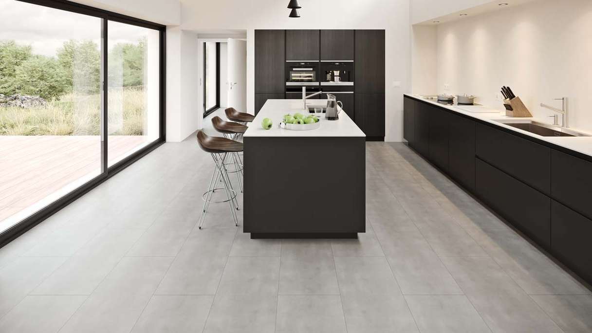 planeo Klick Vinyl - Rigid Betonhell Zero