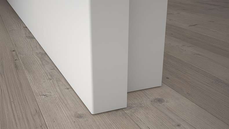 planeo Innentür PUREA Calma Weiß 9003 Designkante | CPL - 1985 x 610|735|860|985 mm