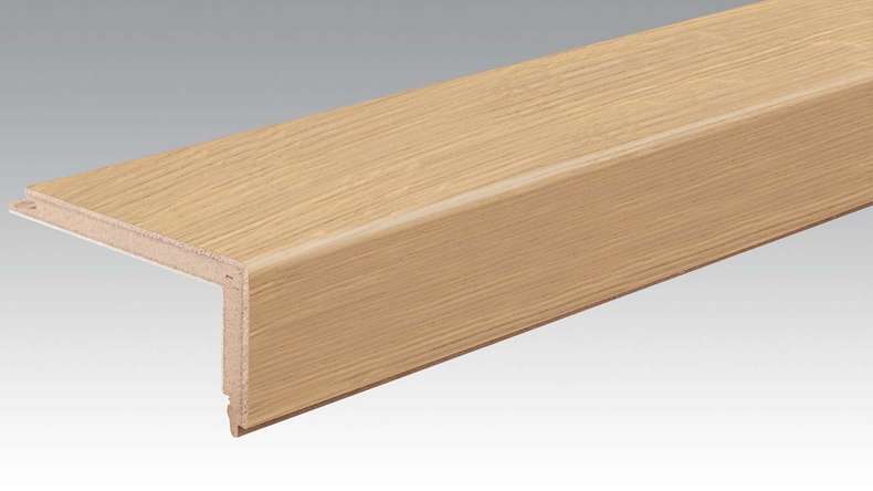 MEISTER Treppenkantenprofil aus Parkett L-Profil Eiche lebhaft naturhell 9023 (800004-2150-09023 - 9036009023)