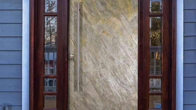 planeo EVOLITH Slate&Stone - Naturstein Wandverkleidung Oxide Wood 1220 x 610 mm