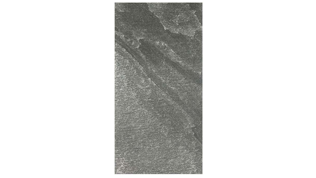 planeo Akustikpaneel - MixWall Mineral Mood Grey Slate 52 x 104 cm | Echtstein (PLMW-20411C)