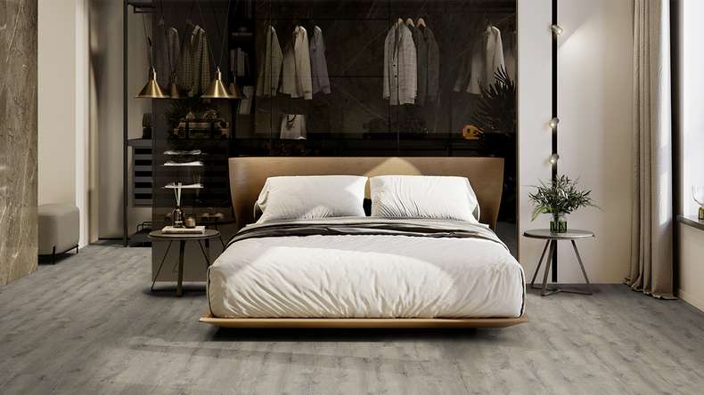 Gerflor Klick Vinyl - Senso Premium Rigid Acoustic Pecan | Trittschalldämmung integr. (39470511)
