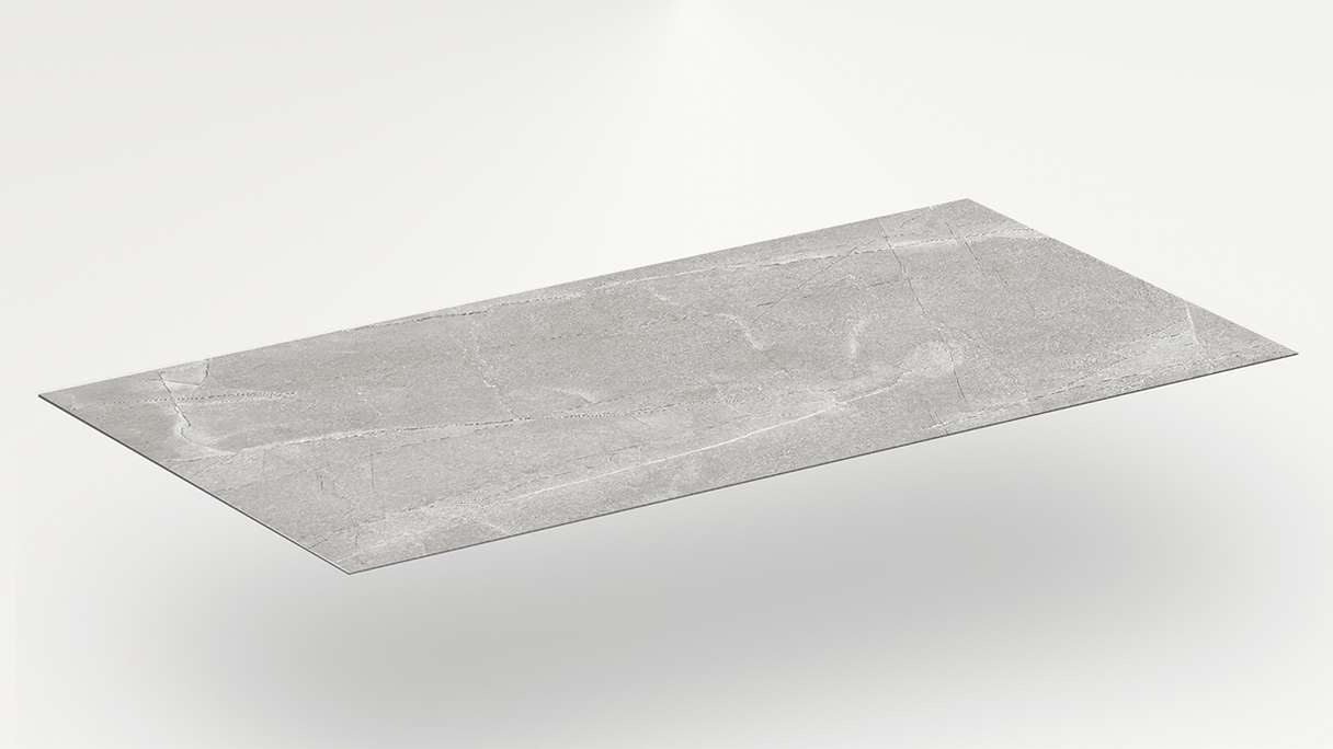 planeo Wandverkleidung SPC - CeraRock Tile Light Grey Marble 120 x 60 cm