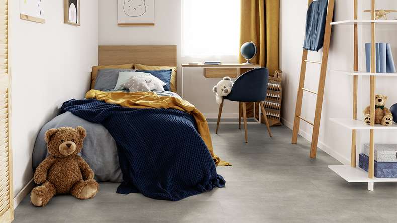 Gerflor Klick Vinyl - Senso Premium Rigid Acoustic Pepper taupe | Trittschalldämmung integr. (39480889)