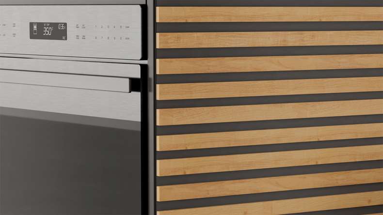 Skaben Akustikpaneele SilentWall Easy-Sticks - Eiche Hellbraun - 250 x 3,45 cm 4 Stk.