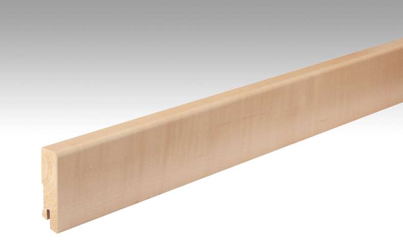 MEISTER Sockelleisten Fußleisten Ahorn kanadisch 027 - 2380 x 60 x 16 mm (200023-2380-00027 - 111523027)