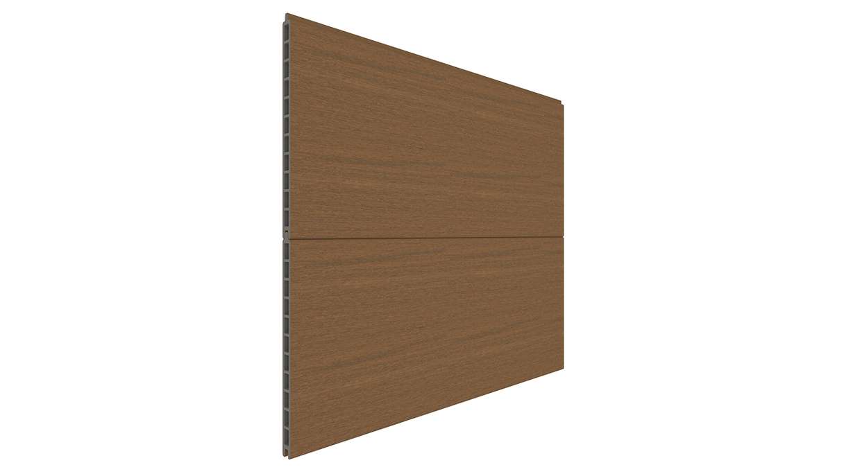 planeo INFINITY XL-Board - WPC CoEx Steckzaun Burma Teak 176 x 183 cm