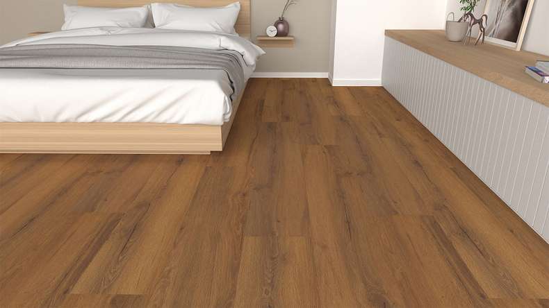 planeo Designboden zum Klicken - Eco Home&Health Rustic Oak Brown | Trittschalldämmung integr. (LO-EK-02)