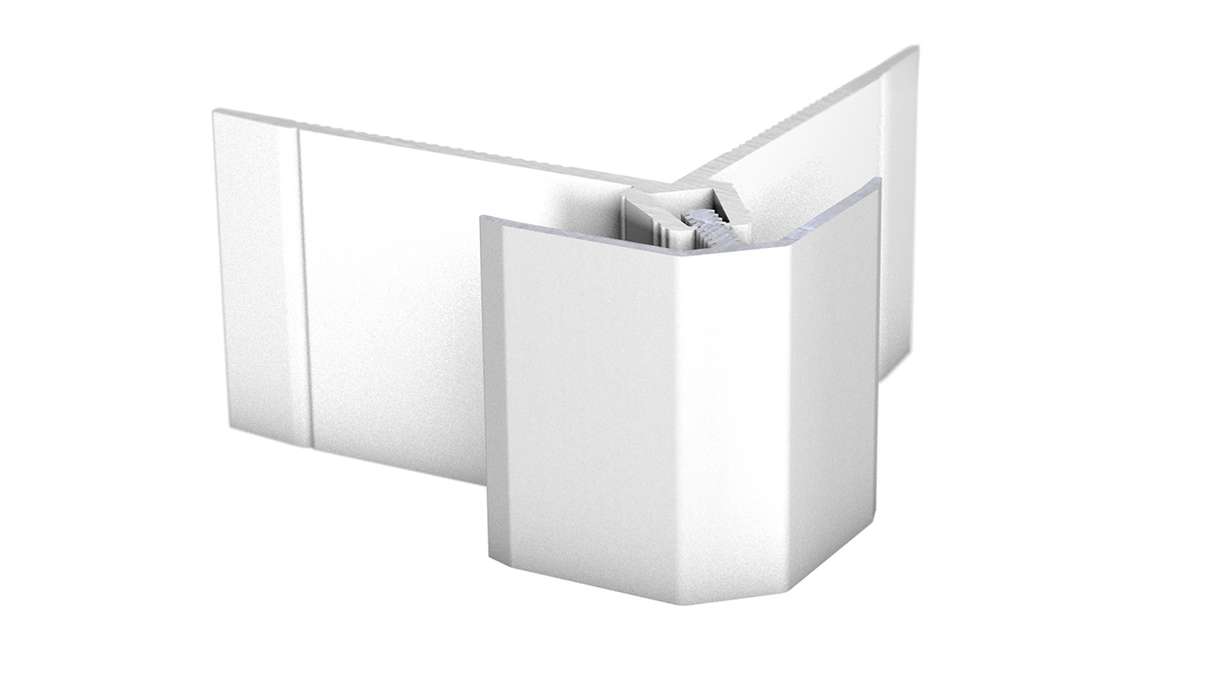 planeo Wandprofilsystem Außenecke 169 - 260 cm