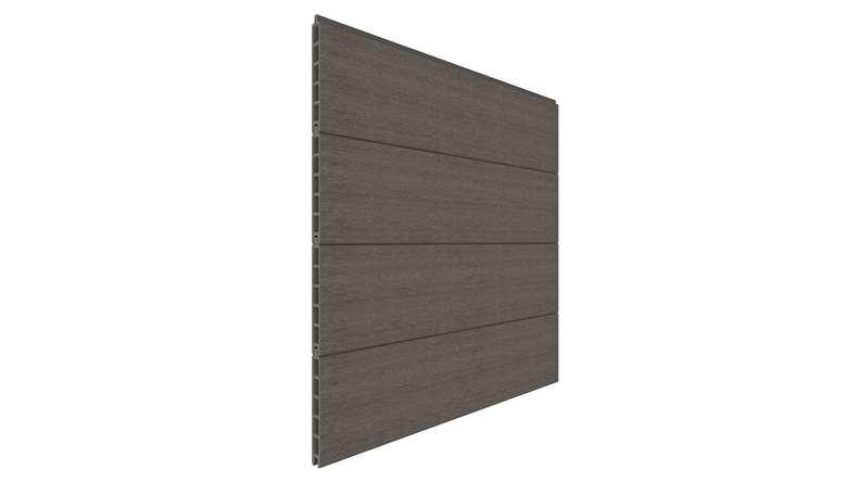 planeo INFINITY - WPC CoEx Steckzaun Dunkelgrau 176 x 183 cm