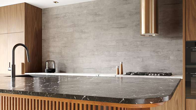 planeo Wandverkleidung Kunststoff - Wall&Floor Design Lerola supermatt 80 x 40 cm
