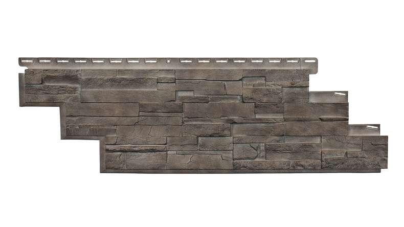 planeo Fassadenplatte Steinoptik - NovikStone DS Silex Flint 1054 x 334 mm
