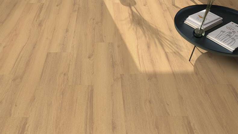 planeo Designboden zum Kleben - Eco Home&Health Rustic Oak Sand | Synchronprägung (LO-ED-03)