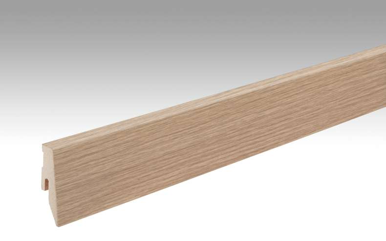 MEISTER Sockelleisten Fußleisten Schlosseiche hell 6841 - 2380 x 60 x 20 mm (200005-2380-06841 - 6938236841)