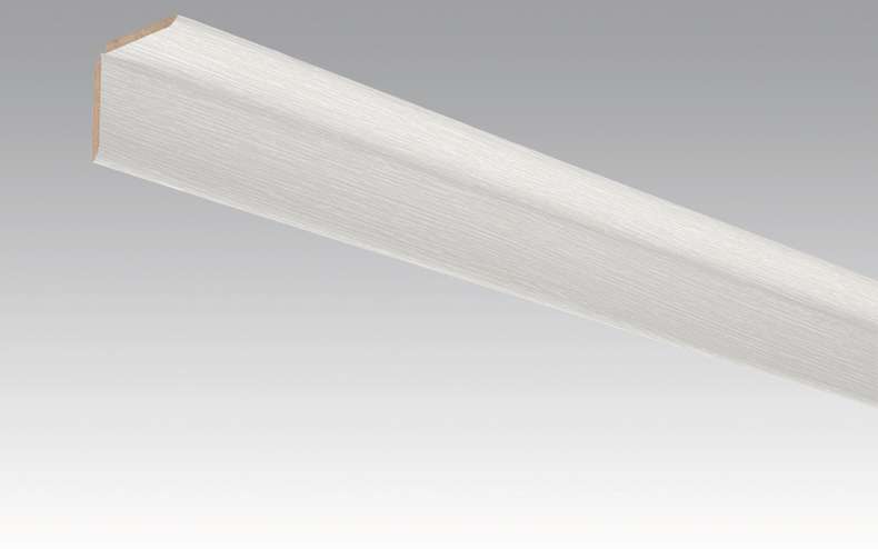 MEISTER Sockelleisten Faltenleisten Fineline weiß 4029 - 2380 x 70 x 3,5 mm (200033-2380-04029 - 2602234029)