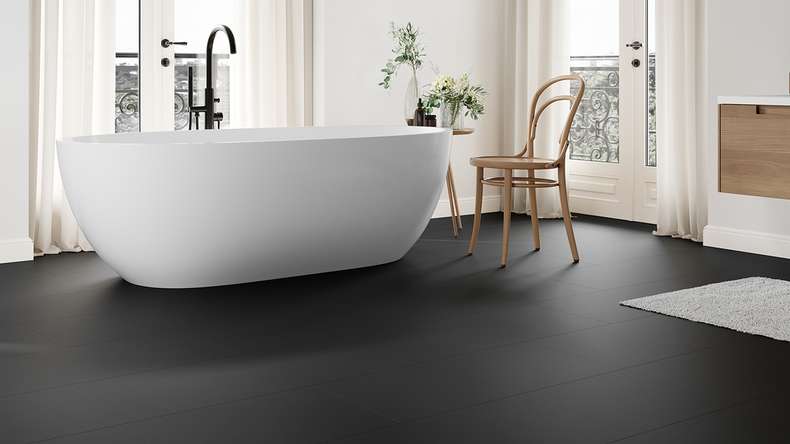 planeo Laminat - MAX Schwarz Supermatt