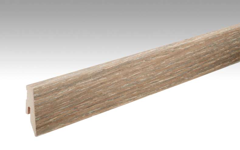 MEISTER Sockelleisten Fußleisten Eiche Dakar 6385 - 2380 x 60 x 20 mm (200005-2380-06385 - 6938236385)