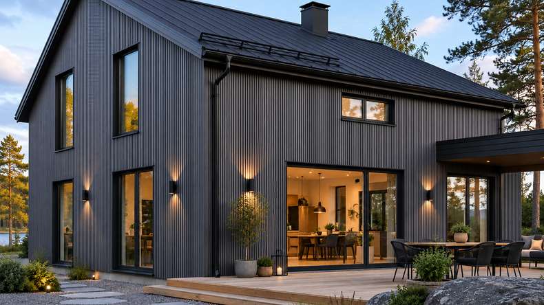 planeo NOVA - WPC CoEx Rhombusleiste Fassadenverkleidung Grey 2.90 m