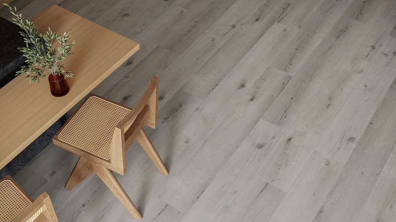 planeo WPC Klick Vinyl - PUREtec MAX 70 EIR Grey Oak | Trittschalldämmung integr. (RP-A50-4)