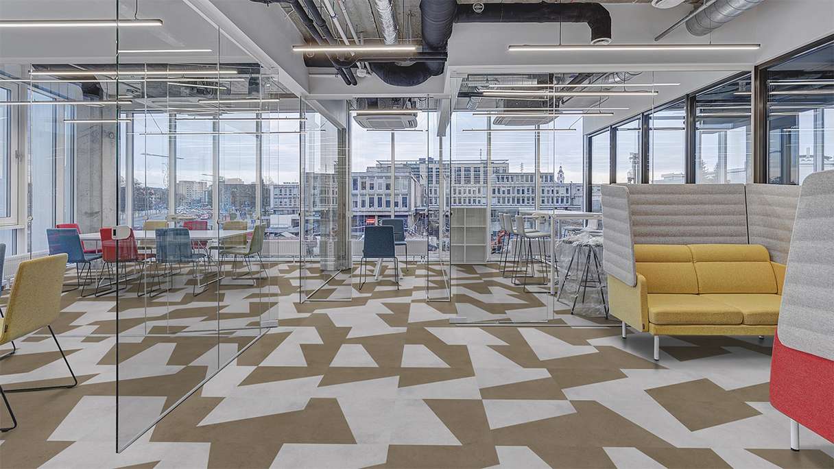 Forbo Allura Material 55 Klebevinyl - Charcoal Concrete (624518DR5_con)