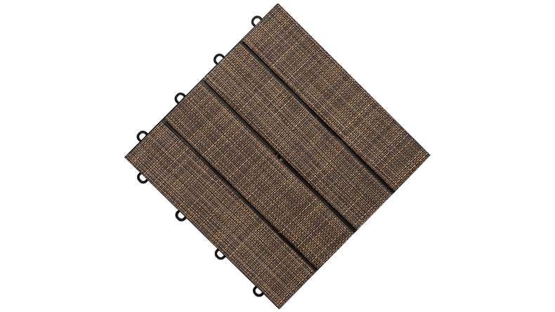 planeo Klickfliese Tex - Braun