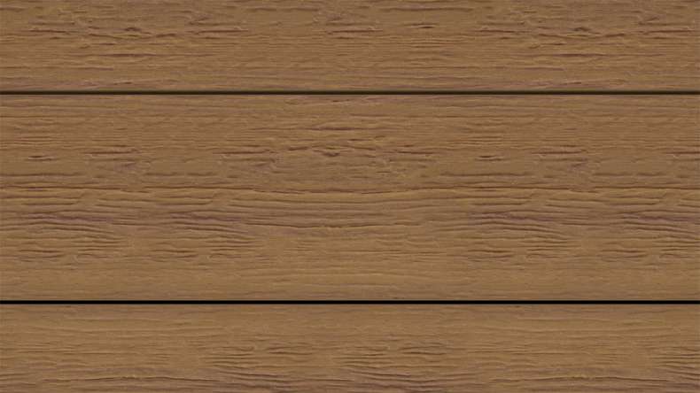 planeo ANTIKWoodline - WPC CoEx ummantelte Terrassendiele Verbundprofil leicht - Burma Teak 3m - rustikal/glatt gebürstet