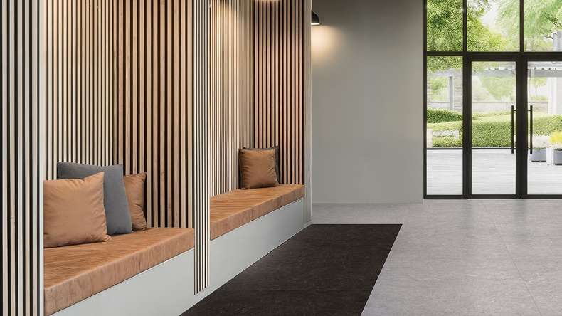 Gerflor Klebevinyl - Creation 70 Marble Black
