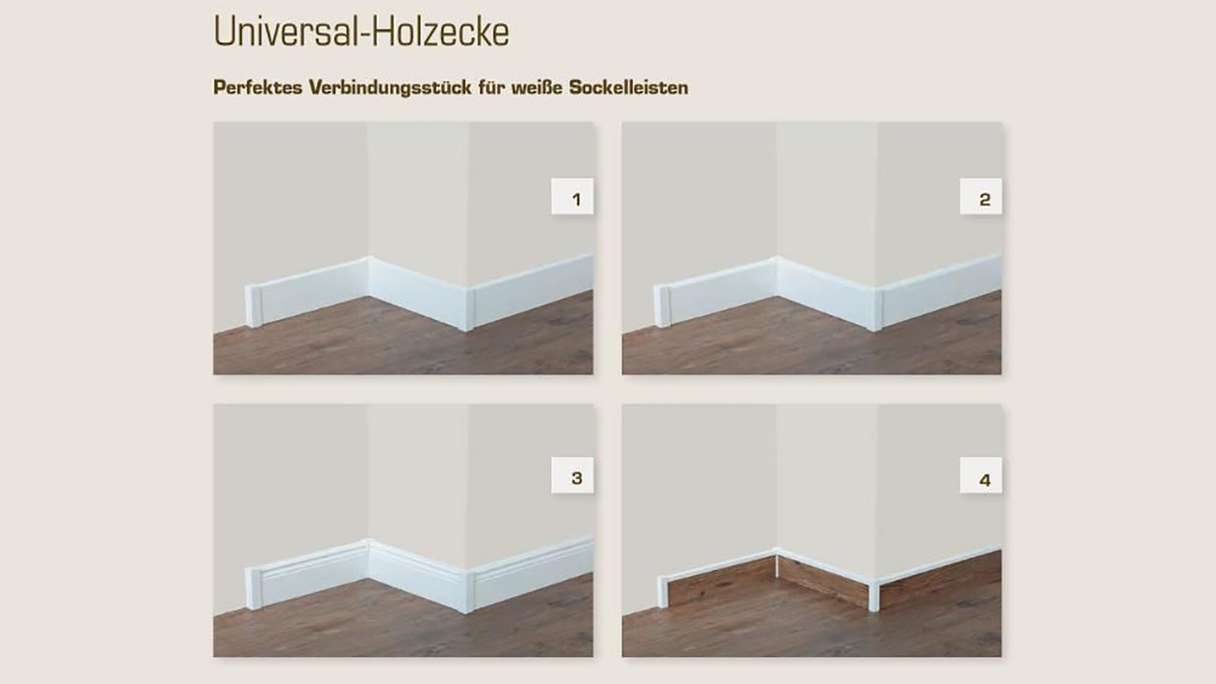 planeo Vierkant Holzecken 22mm 4St.