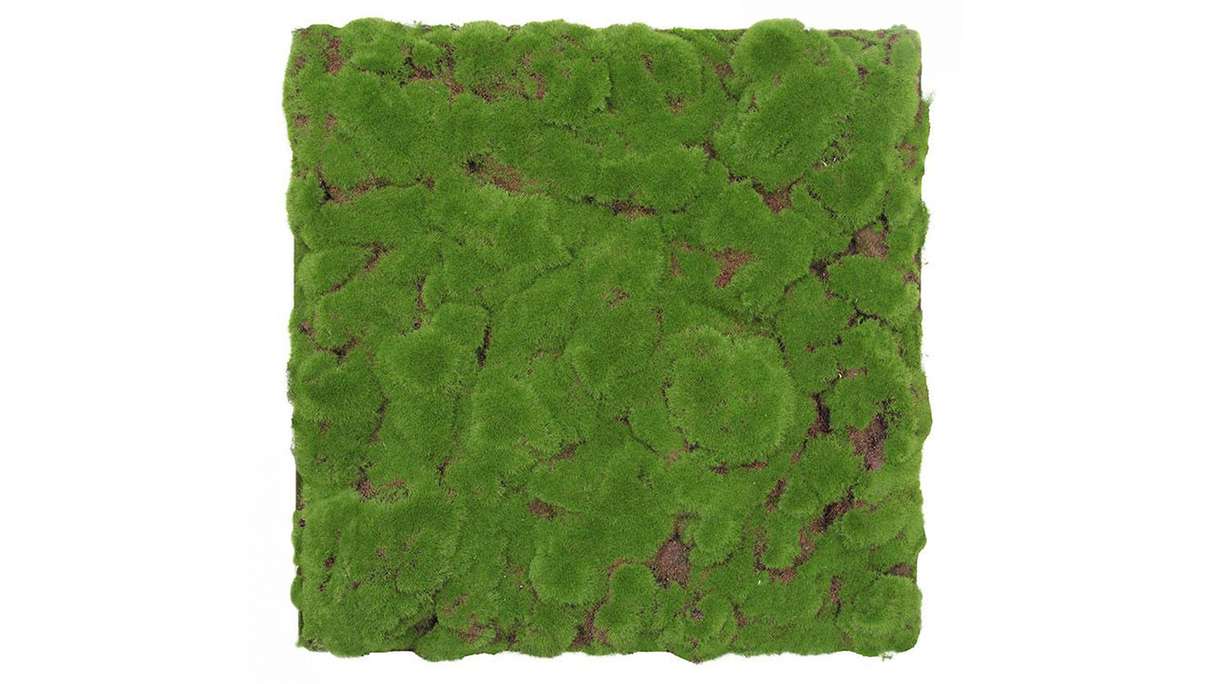 planeo Akustikpaneel - MixWall Moss Mood Forest Green Bulk 52 x 52 cm | Kunst-Moos (PLMW-20211C)