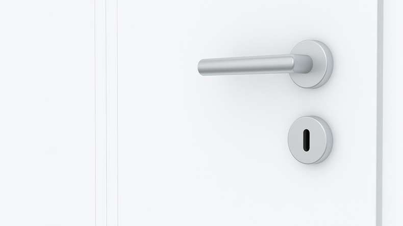 planeo Design-Innentür PUREA Vivo 7 Weißlack 9003 Designkante | lackiert - 2110 x 610|735|860|985 mm