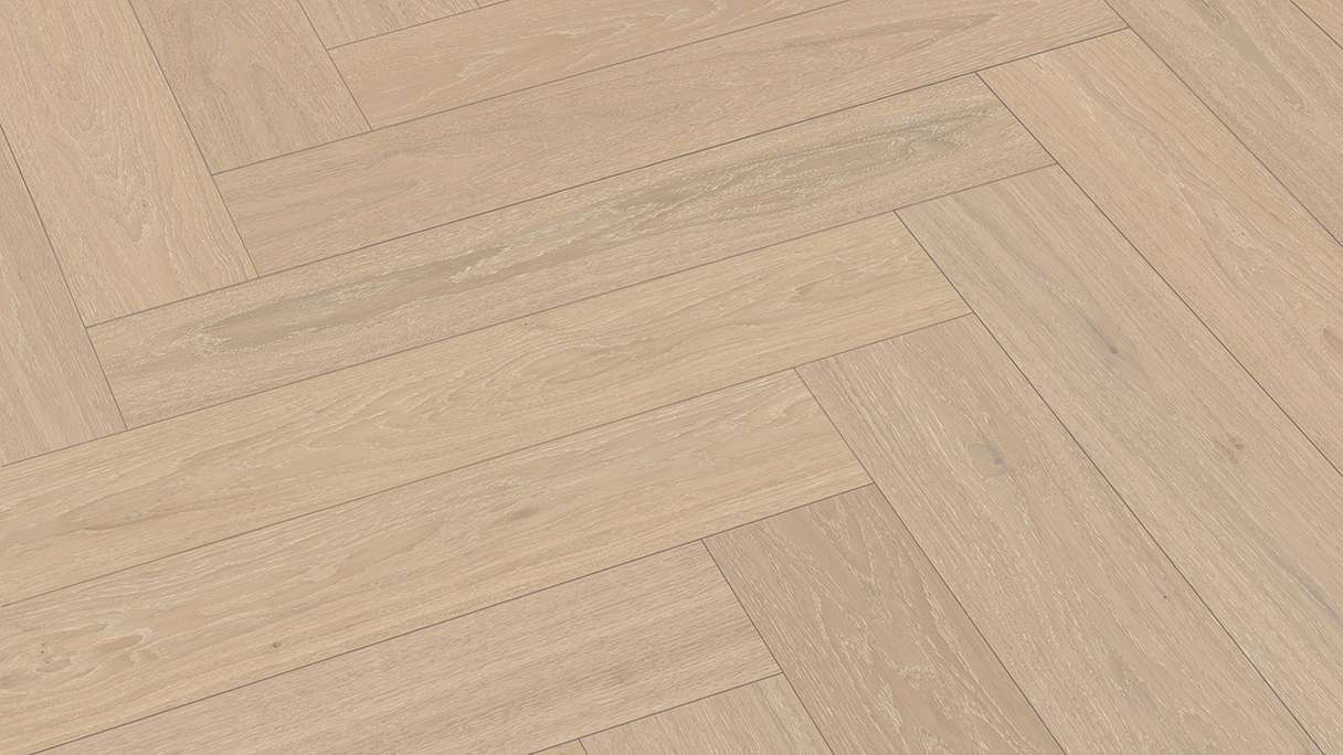 planeo Holzboden - Edelholz Herringbone Eiche Verdal | Made in Germany (EDP-0398)