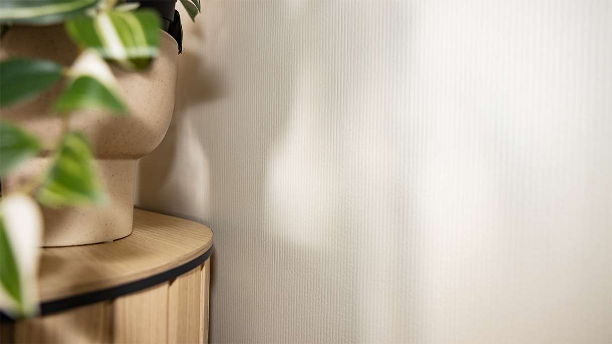planeo Wandverkleidung SPC - CeraRock Tile Stripes Concrete Cream 120 x 60 cm