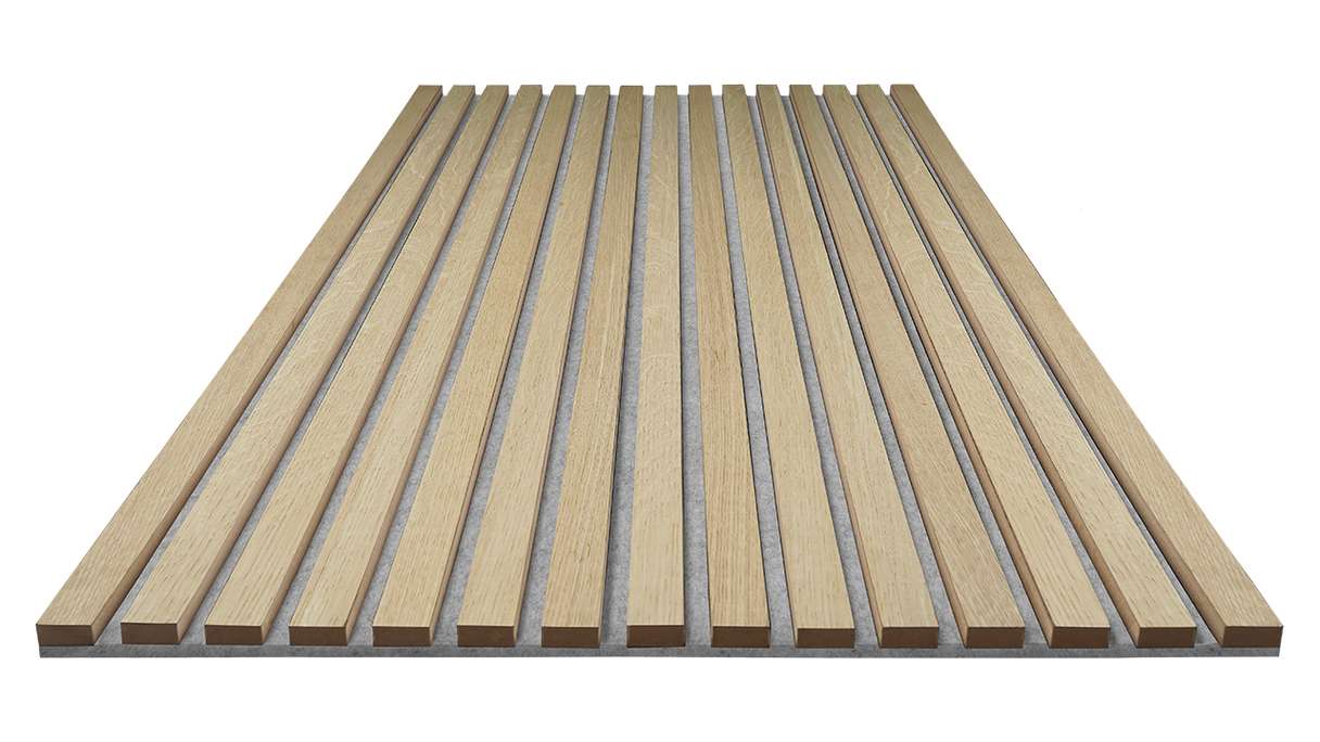 Skaben Akustikpaneele SilentWall Pro - Eiche Hellbraun - 250 x 60 cm