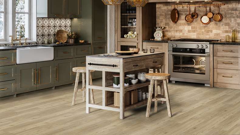 Gerflor Klick Vinyl - Senso Premium Rigid Acoustic Columbia taupe | Trittschalldämmung integr. (39470953)