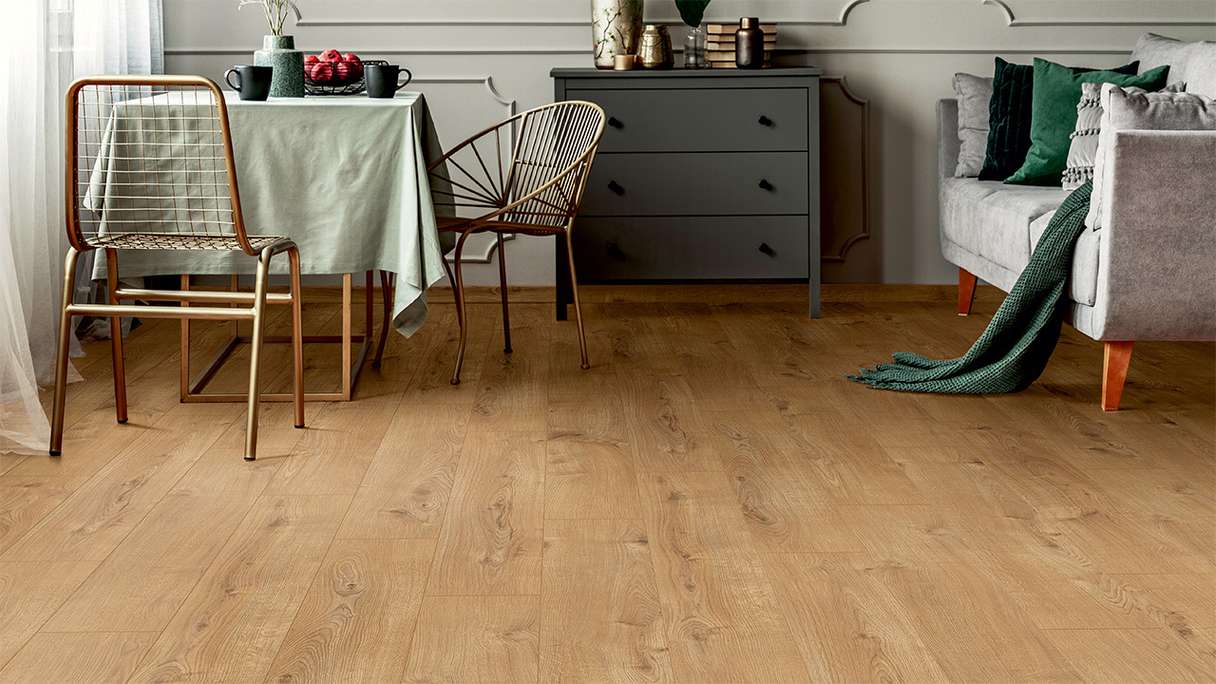 planeo Laminat - Eiche Braun | antibakterielle Oberfläche (KRO-8002)