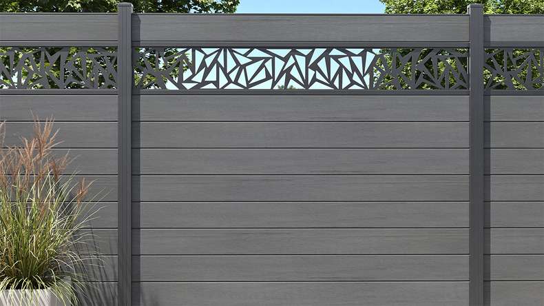 planeo Gardence - Designeinsatz Triangle 179,5x25,5x0,15 cm