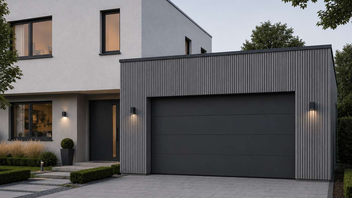 planeo NOVA - WPC CoEx Rhombusleiste Fassadenverkleidung Grey 4 m