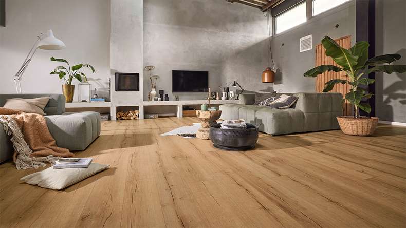 MEISTER Designboden MeisterDesign. next DL 500 S - 07114 Altholzeiche natur | Trittschalldämmung integr. (400055-2052220-07114)
