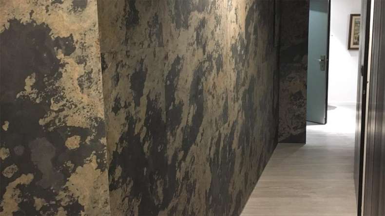 planeo EVOLITH Slate&Stone - Naturstein Wandverkleidung Terracrust 1220 x 610 mm