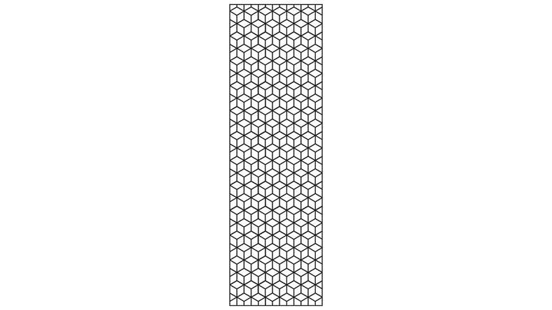 planeo Gardence - Designelement Cube Anthrazit | DB703 60 x 180cm