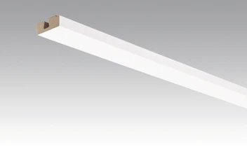 MEISTER Sockelleisten Deckenabschlussleisten Whiteline 4074 - 2380 x 40 x 15 mm (200032-2380-04074 - 2600234074)